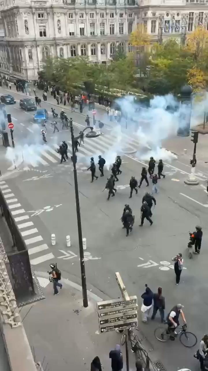 Disturbios en Francia. Crédito: Sophia Azzopardi