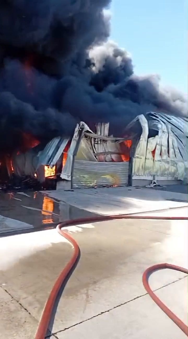 Incendio en Benavidez