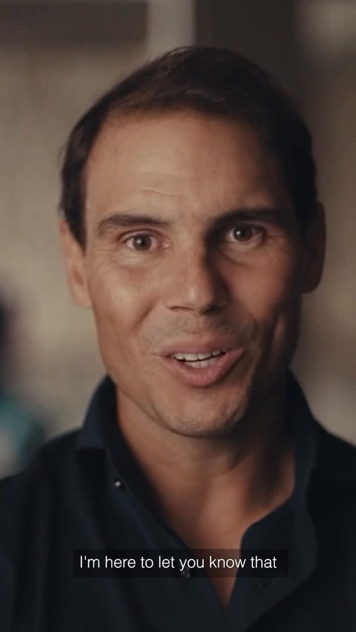 Así anunció Rafa Nadal su retiro