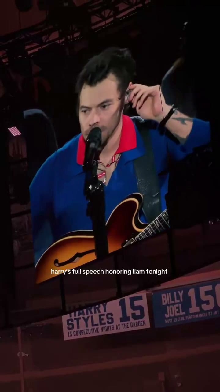 El homenaje de Harry Styles a Liam Payne en Nueva York (Video: X @hsdtogethertour)