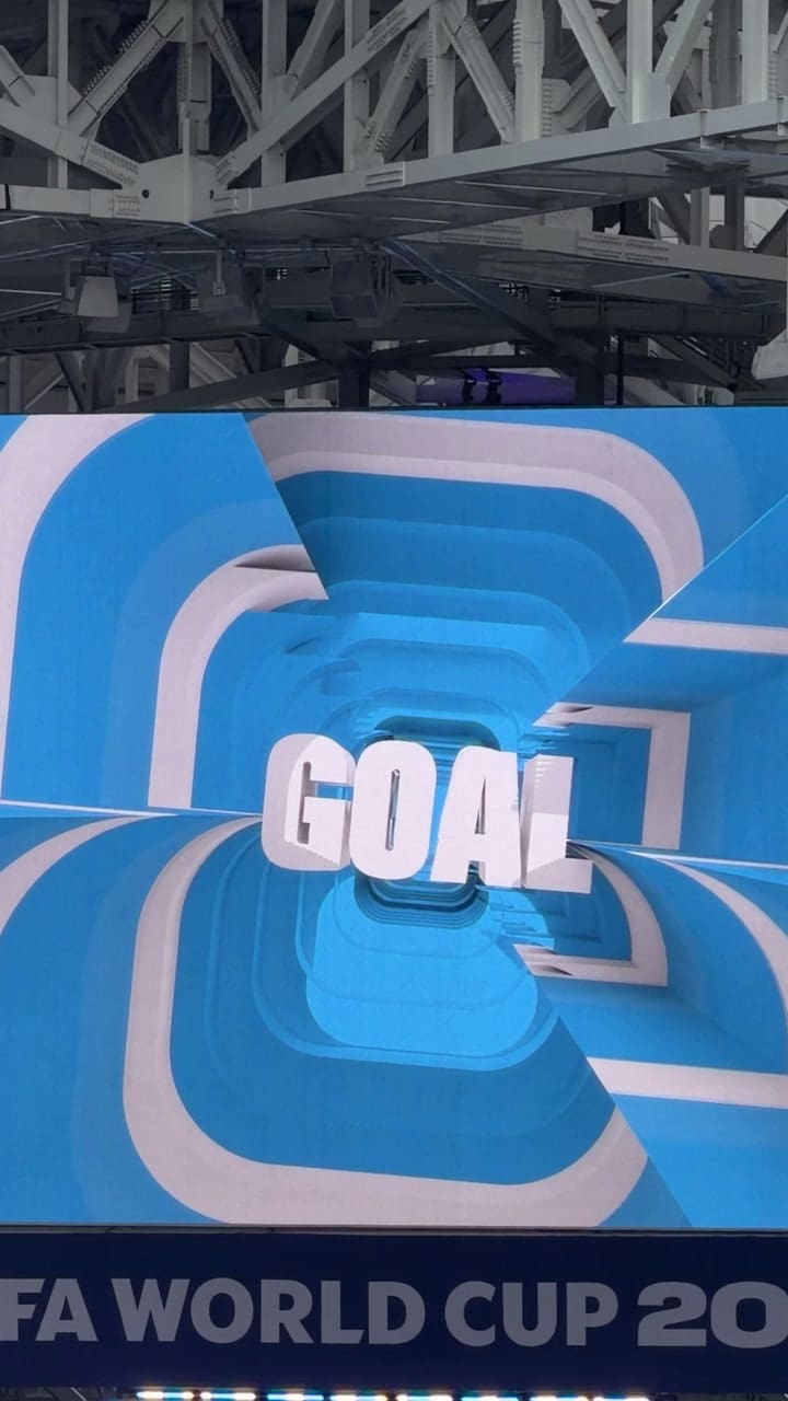 Reacción al gol de Messi en el Miami Stadium