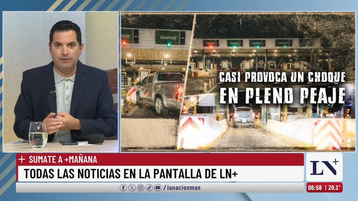 Insolito episodio vial en Hudson