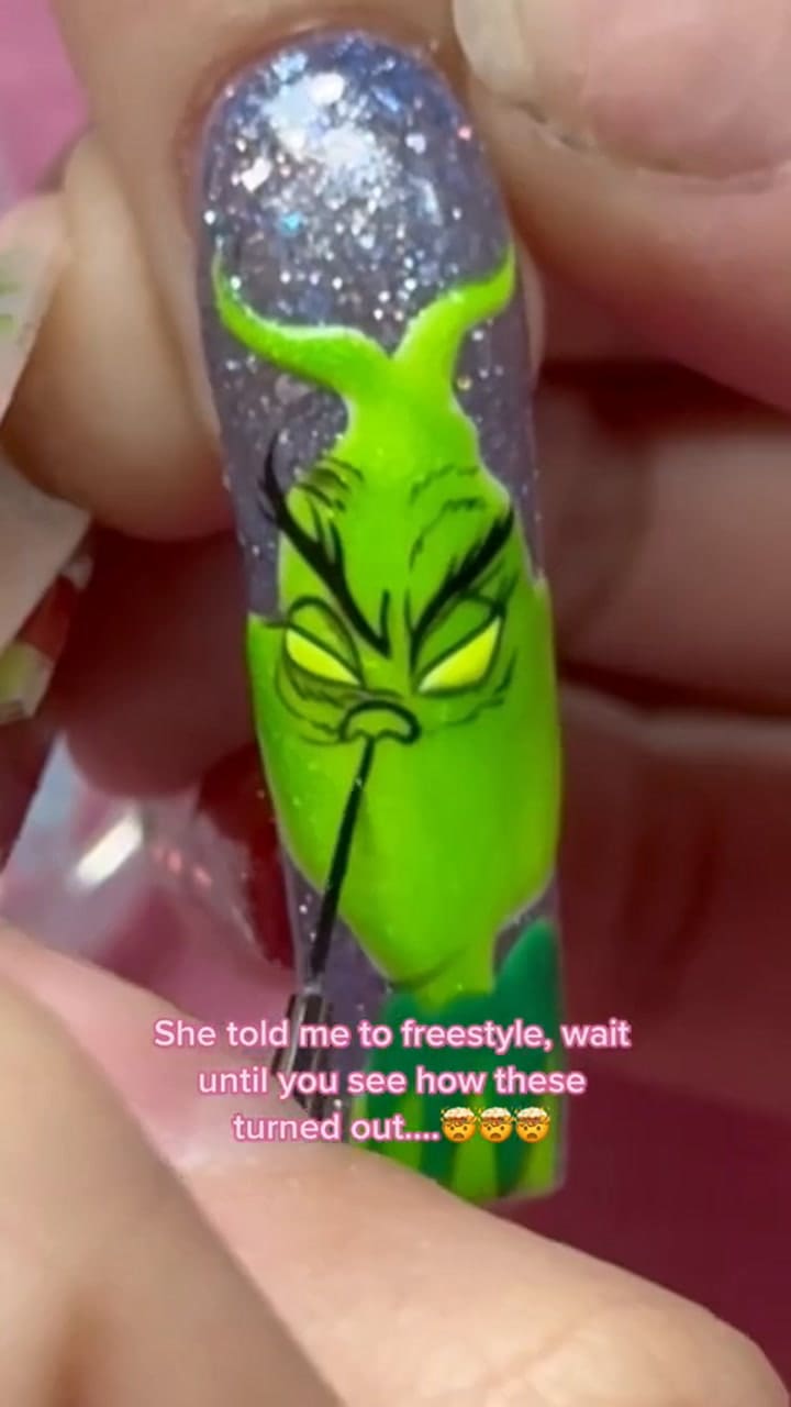 Uñas de Navidad