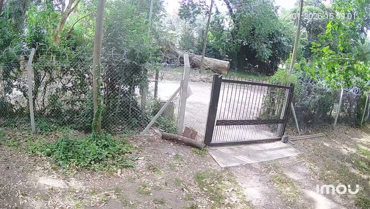 Video de seguridad de una de las casas asaltadas en Las Retamas; publicado por los vecinos en reclamo ante la inseguridad