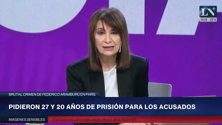 La abogada de la madre de Aramburú sostuvo que el pedido de penas fue “decepcionante” para la familia