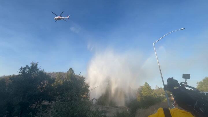 El incendio Dove Fire en California