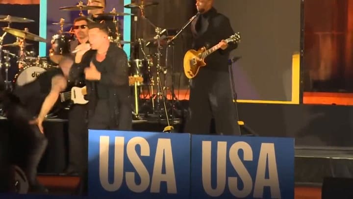 La foto de Ricky Martin junto a sus hijo y la candidata demócrata Kamala Harris