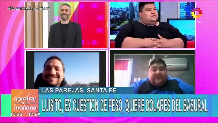 La conmoción de Luisito de Cuestión de Peso por los dólares encontrados en el basural de su pueblo