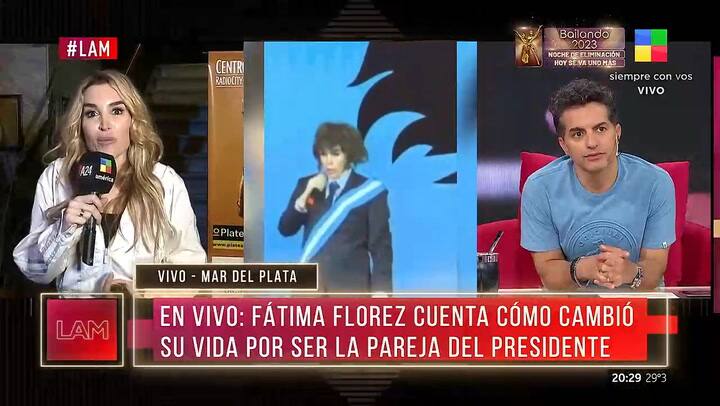 Fatima Florez sobre la imitacion a Javier Milei