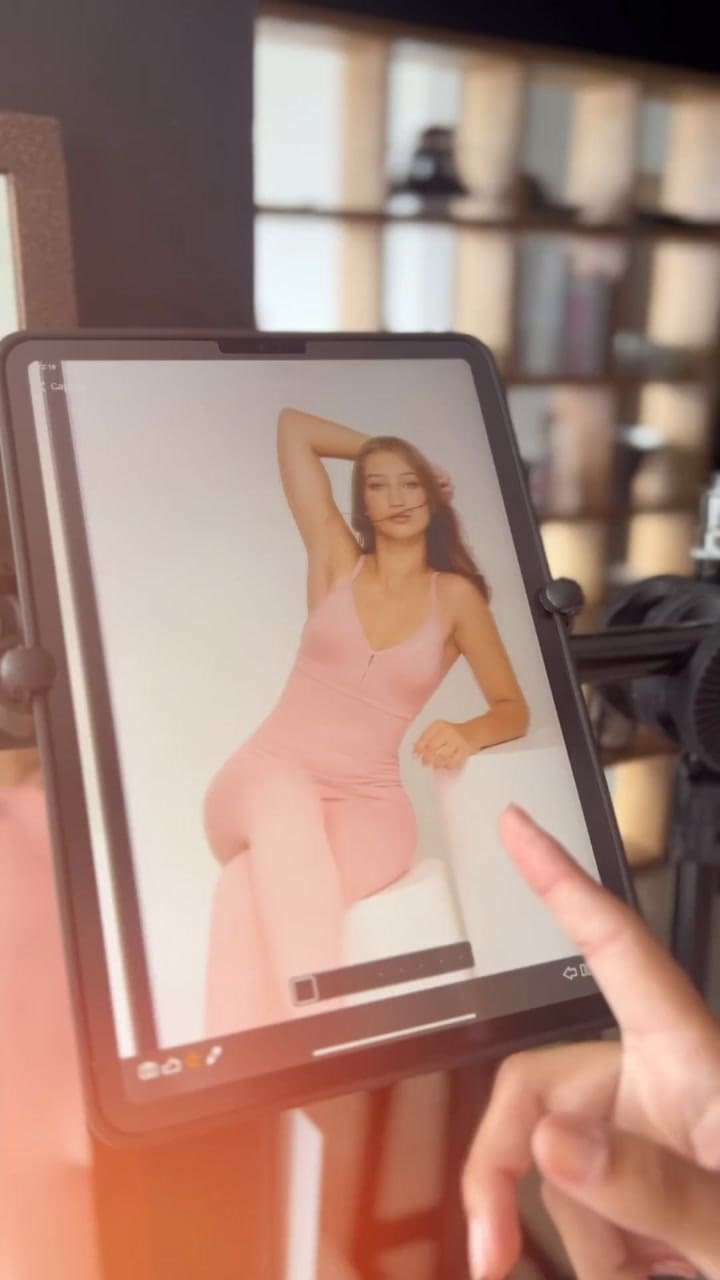 Indiana Cubero compartió una de sus producciones fotográficas