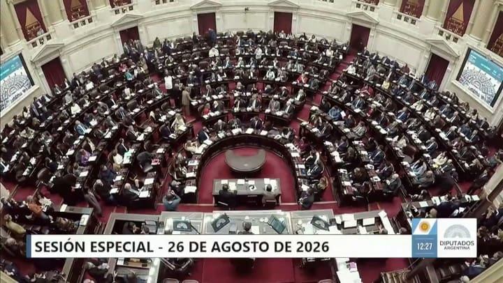 Martín Menem le pidió a Del Caño que baje un cartel que decía “las Malvinas son argentinas” porque “daña la pared”
