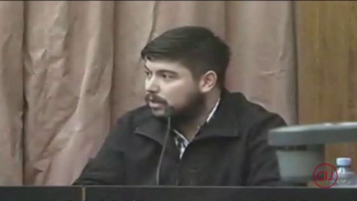 La declaración de Leandro Báez ante el fiscal - Fuente: Télam