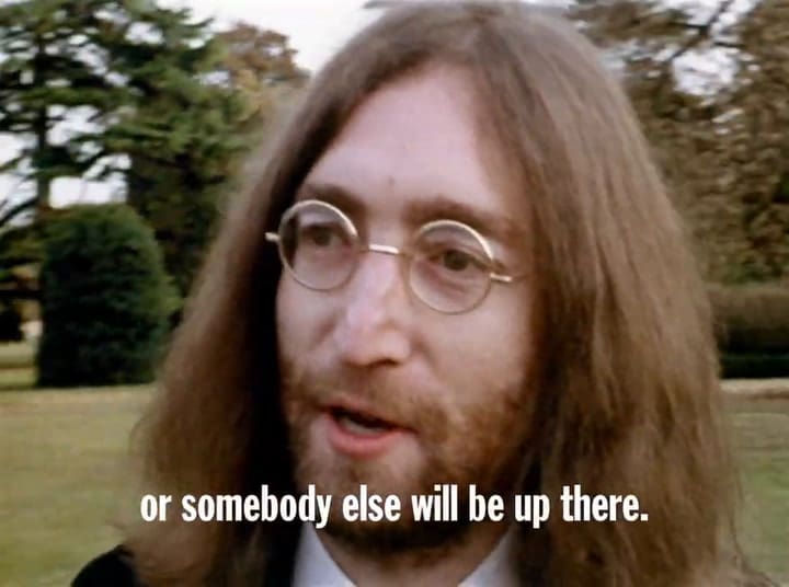"No pueden vencer al amor", frase de John Lennon