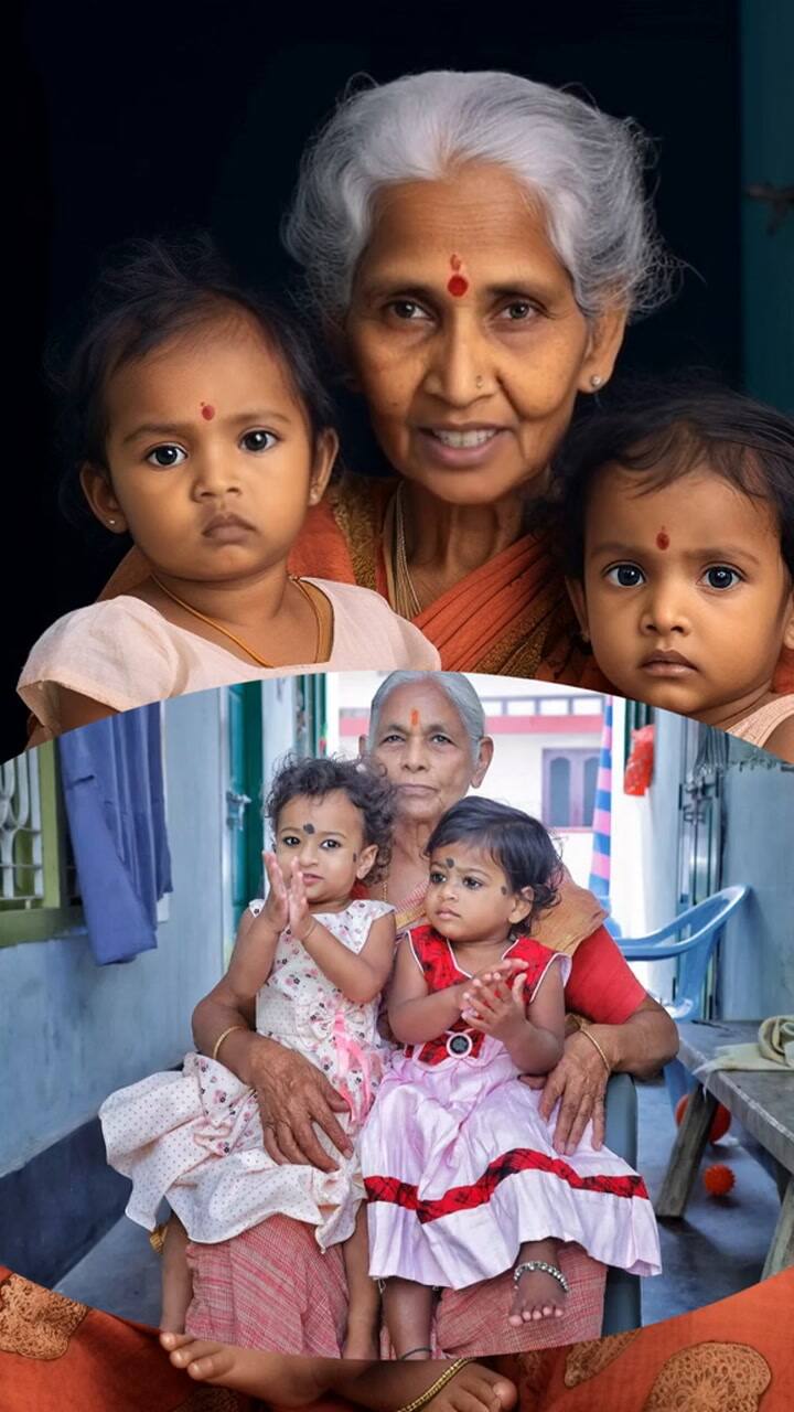 Mangayamma Yaramati tuvo hijas gemelas a los 72 años
