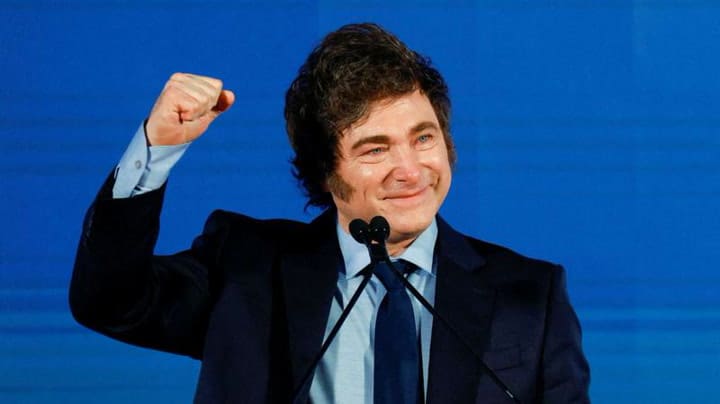 Así estaba la sala en Davos a las 10.16 (hora suiza), apenas un minuto antes del inicio del discurso de Milei