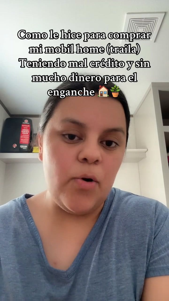 Latina contó cómo consiguió una casa prefabricada con mal historial de crédito