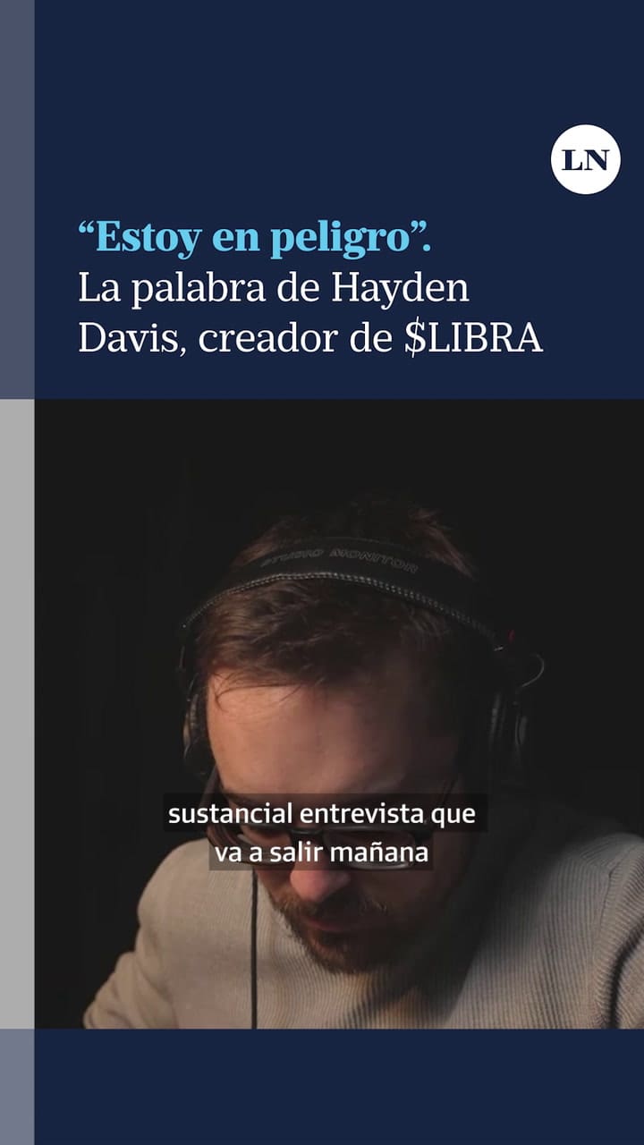 El creador de $LIBRA, Hayden Davis, rompió el silencio en una entrevista