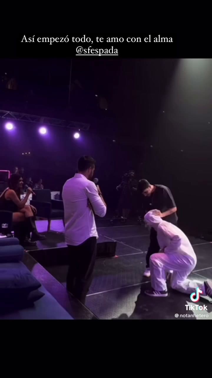 Momi Giardina y Sebastián Espada, una pareja que nació en Luzu TV