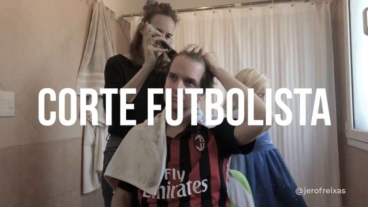 El corte de pelo de futbolista de Jero Freixas