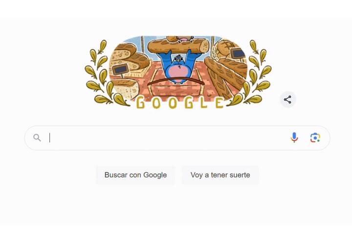 El nuevo doodle de google que celebra el levantamiento de potencia