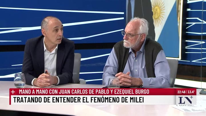 Juan Carlos de Pablo dio detalles de su nuevo libro, en el que profundiza sobre el fenómeno Milei