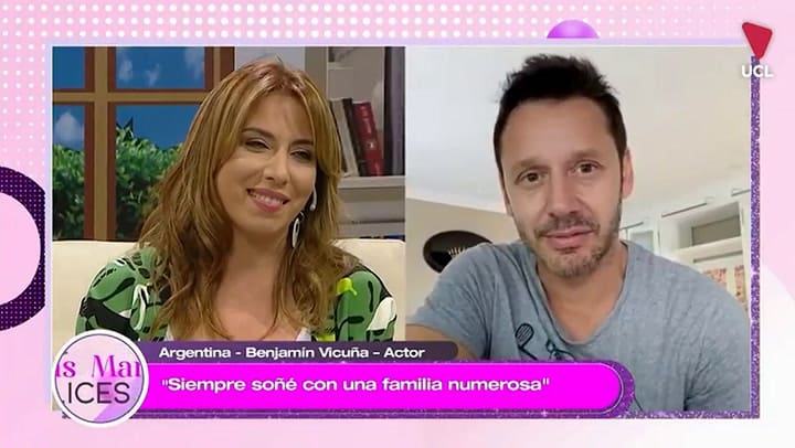 Benjamín Vicuña habló de la relación con su mamá