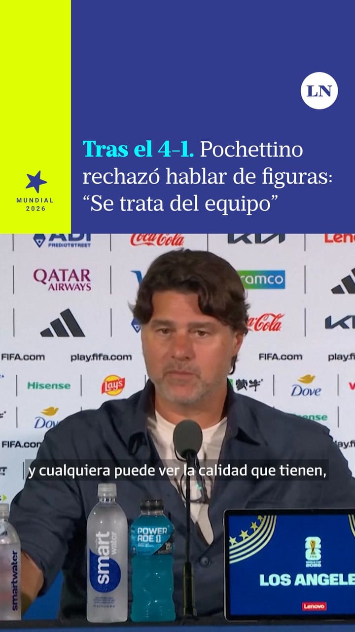 En la conferencia de prensa trás el 4-1, Pochettino rechazó hablar de figuras: “Se trata del equipo”