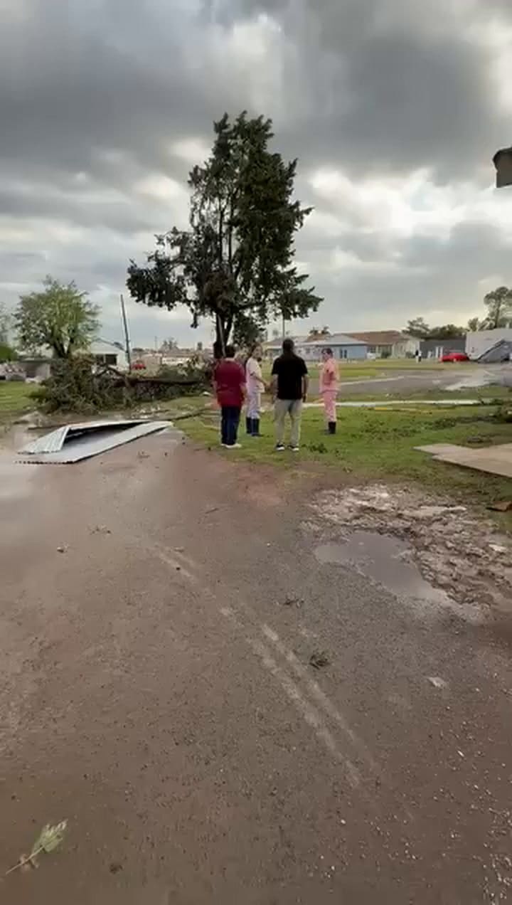 Se registraron daños en Carlos Casares por una fuerte tormenta