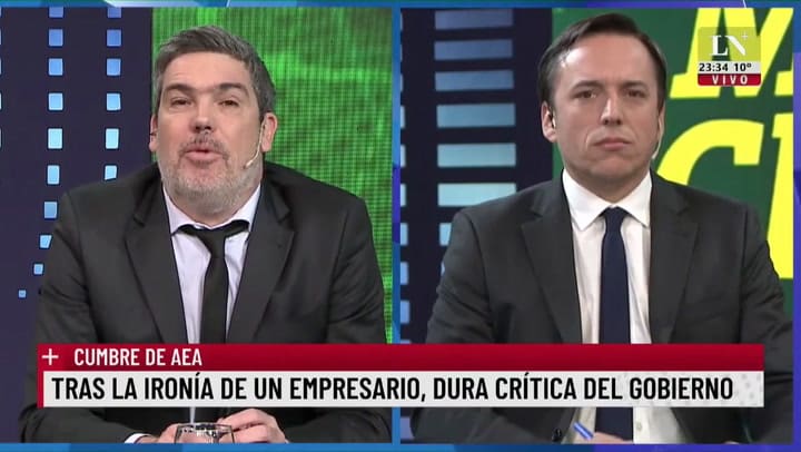 Tras la ironía de un empresario, dura crítica del gobierno