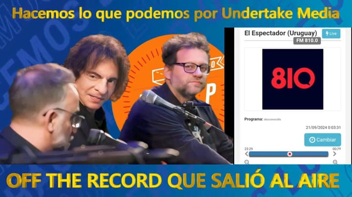 El exabrupto de Alejandro Dolina en la radio El Observador de Uruguay