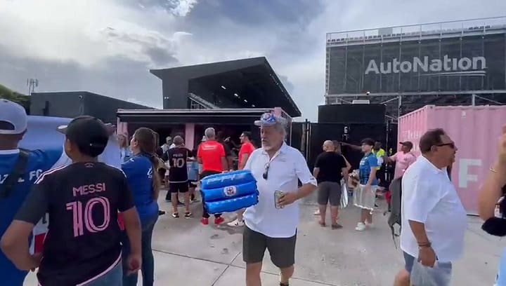 Furor por el debut de messi con el Inter Miami