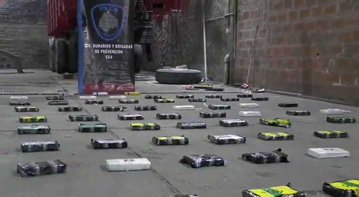 La Policía de la Ciudad secuestró 100 kilos de cocaína