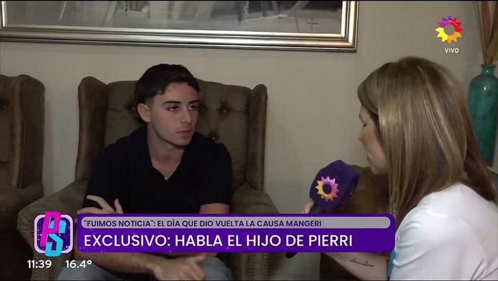 Rompió el silencio el hijo de Miguel Ángel Pierri que condenó a Mangeri: “Terminó dándose lo que se tenía que dar, que esté en la cárcel”