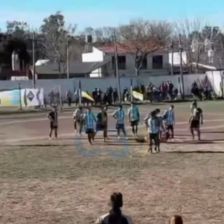 Le pegó al árbitro porque lo expulsó de un partido: fue detenido