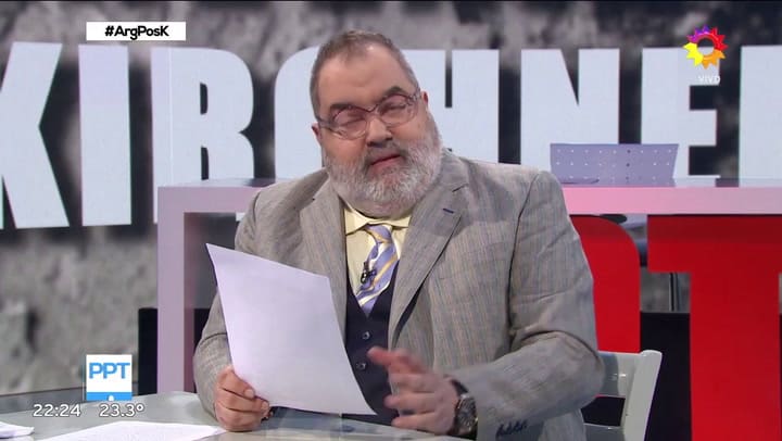 Jorge Lanata: 'Hay mucha gente que por muchos años uso los cadáveres de los demás para hacer polític