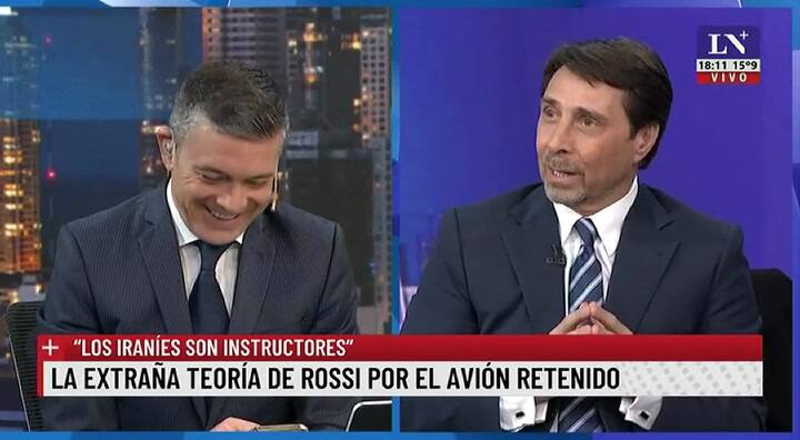 La ironía de Feinmann sobre los dichos de Agustín Rossi sobre el avión con tripulación iraní