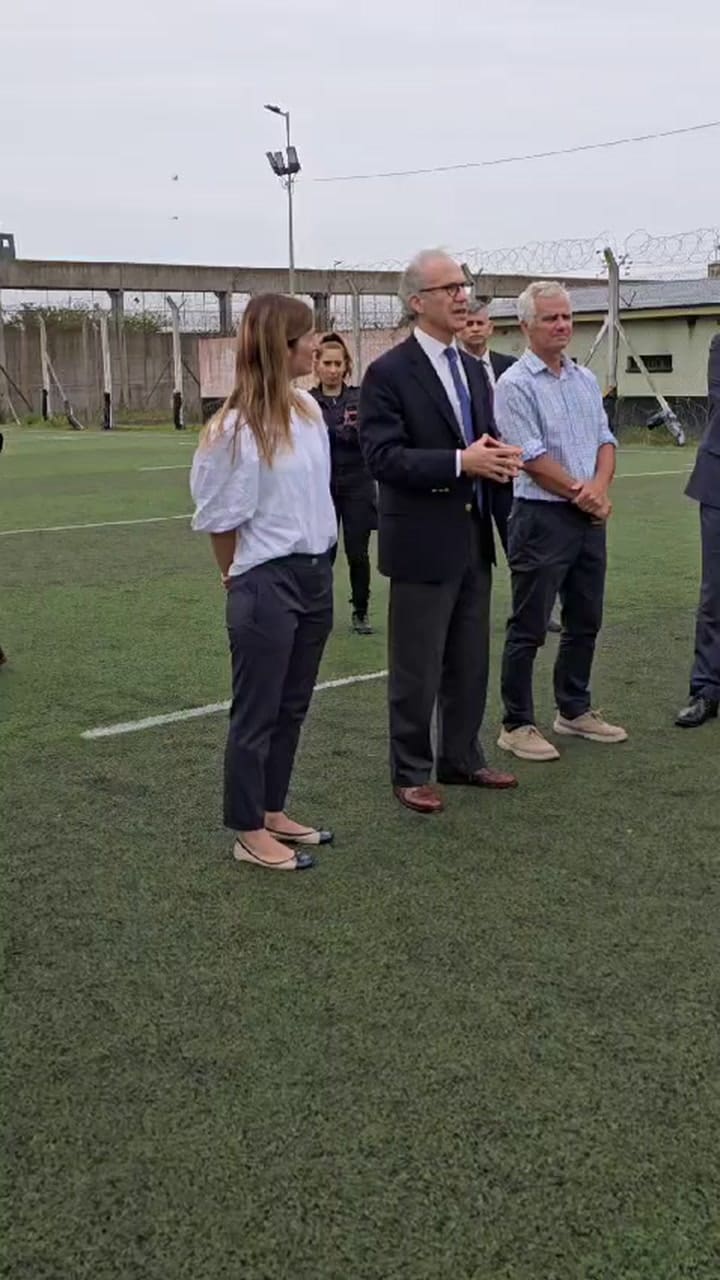 El juez de la Corte Suprema Carlos Rosenkrantz visitó una cárcel de la localidad bonaerense de San Martín