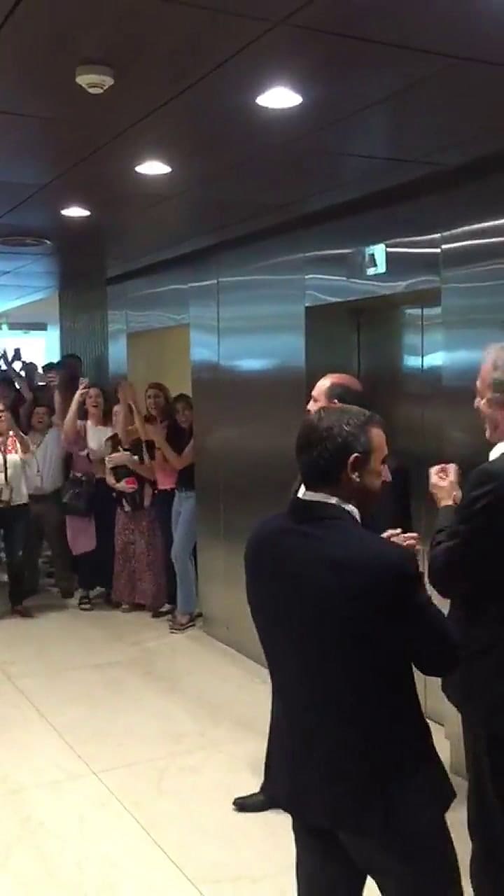 Así fue la llegada de Ceriani, el nuevo presidente