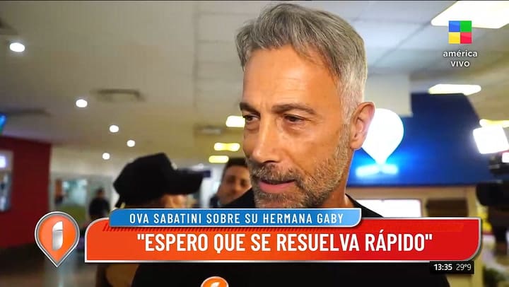 Ova Sabatini hablo de la pelea con su hermana Gabriela