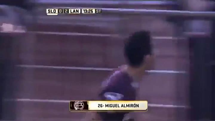Su gol en la final ante San Lorenzo - Fuente: Twitter