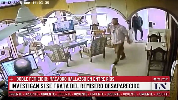 Drone de LN+ sobre el area donde encontraron un cuerpo en Entre Rios