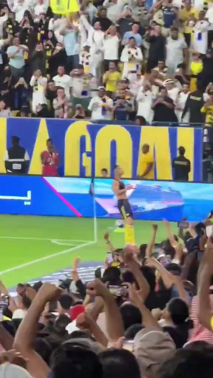 El golazo de CR7 grabado desde la tribuna