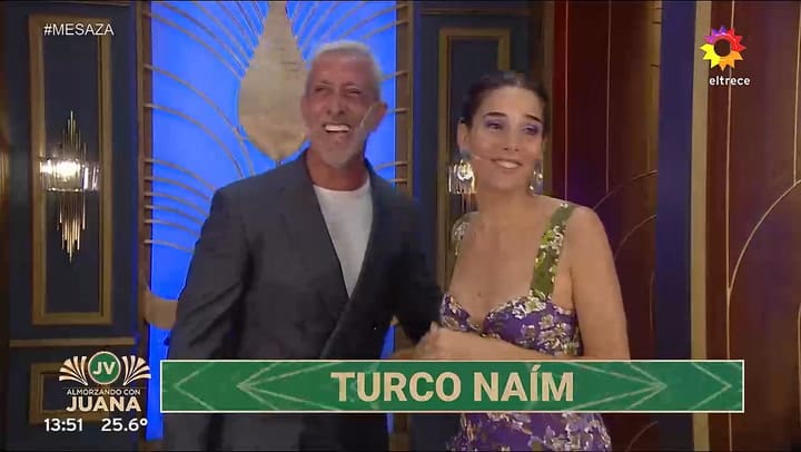 El incomodo momento del Turco Naim con Juana Viale