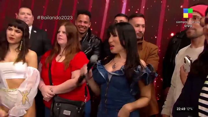 Marixa Balli fue imitada por Fátima Florez en la noche del Bailando (América)