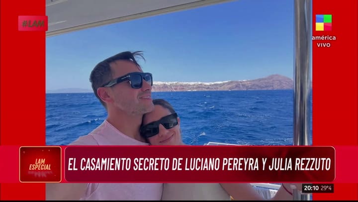 Quién es Julia Rezzuto, la mujer con la que Luciano Pereyra se casa este sábado