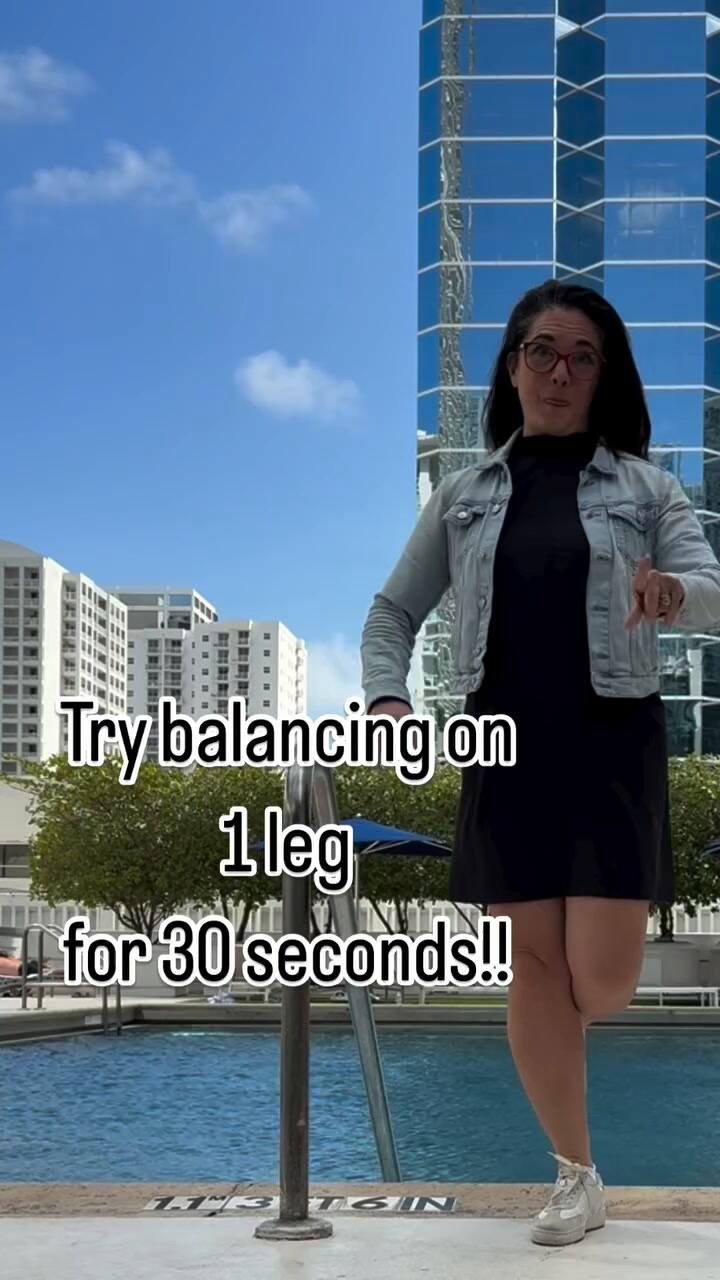 La doctora Vonda Wright recomienda distintos ejercicios de balance para mantenerse activo