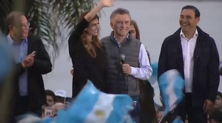 Juliana Awada habla por primera vez en un acto político