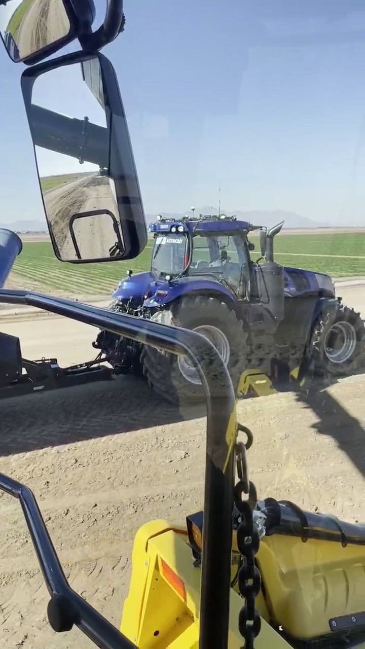 El tractor que funciona sin conducor