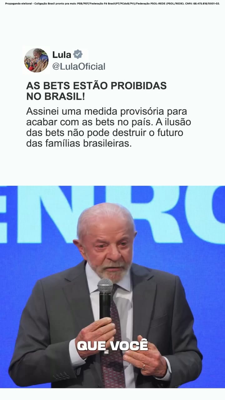 El anuncio de Lula sobre la medida en redes sociales