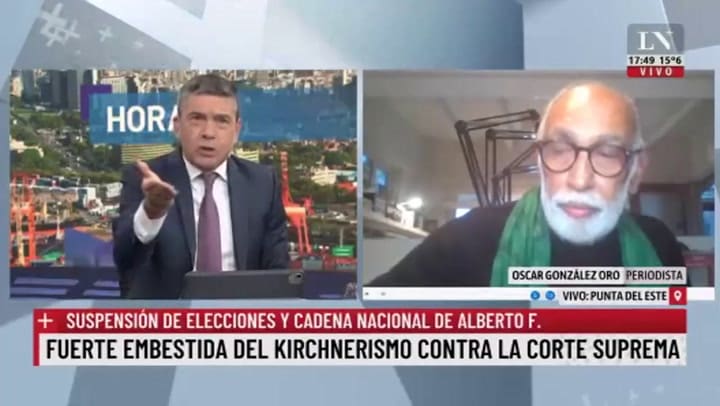 El Negro Oro habló con Pablo Rossi de los mensajes que intercambió con Alberto Fernández: